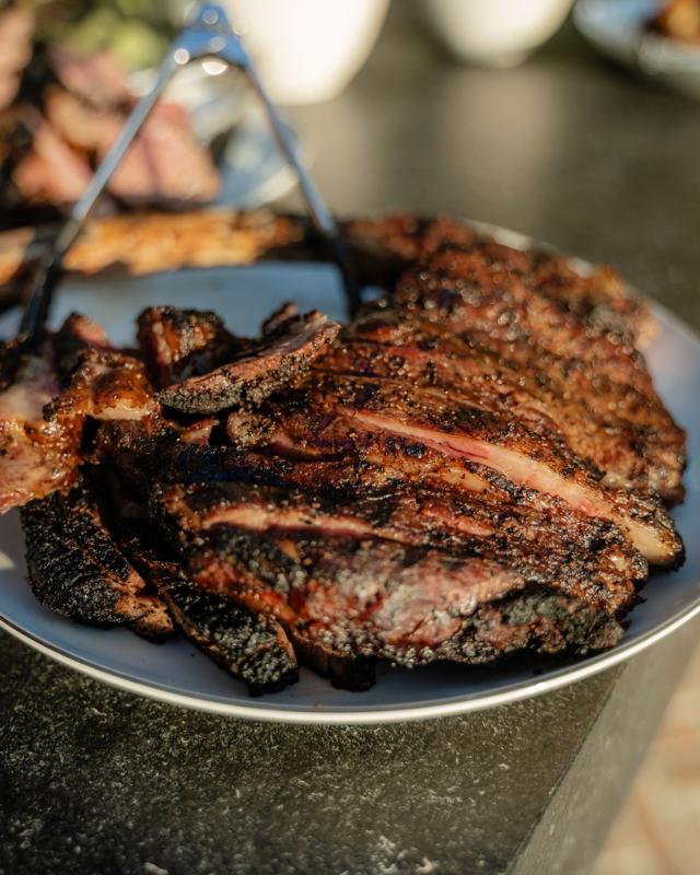 Charred live-fire ribeye